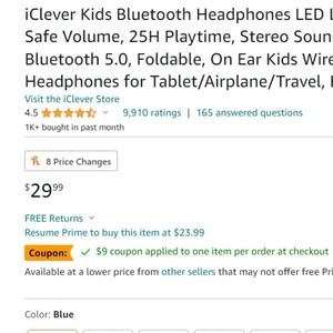 Kids Clever Bluetooth Headphones!